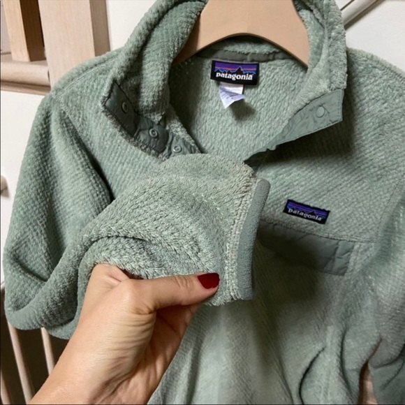 Patagonia Retool Snap T Fleece Pullover Sage Green S - Picture 9 of 9